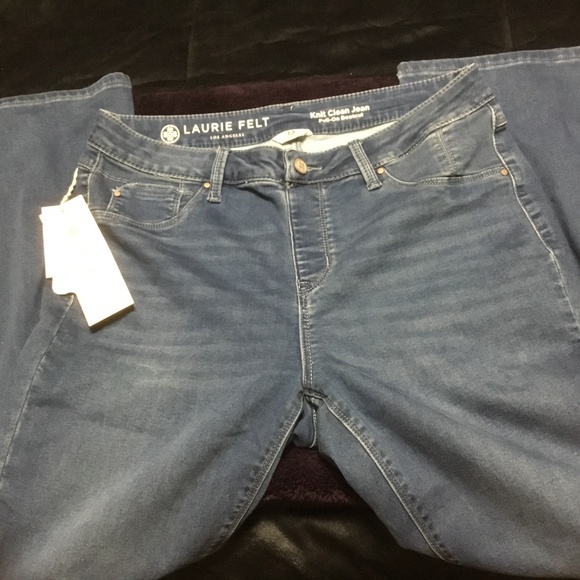 Jeans - Laurie Felt Pull-On BootCut (MED) Knit Clean Jean NICE! - Picture 7 of 10